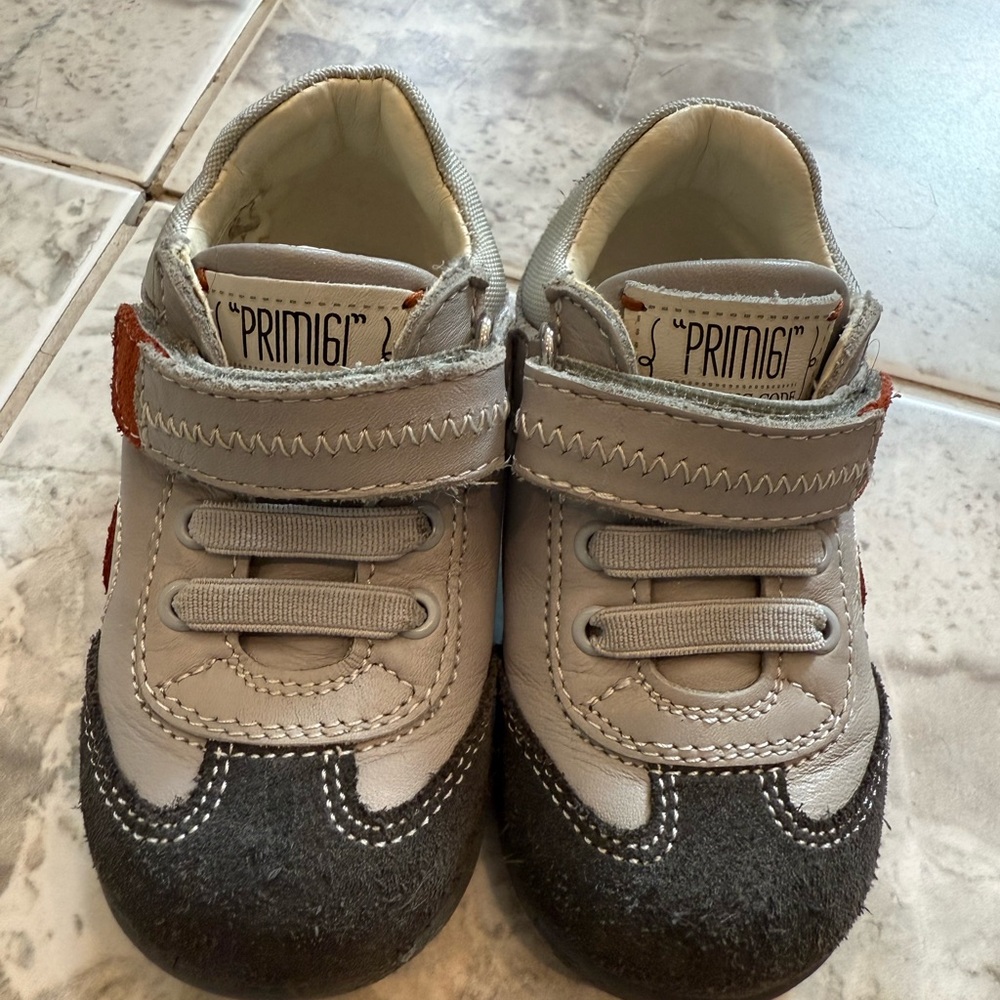 Primigi Kids' Gray and Black Sneakers 21